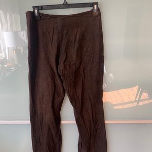 vintage valentino brown suede pants!